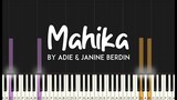 Mahika by Adie & Janine Berdin synthesia piano tutorial  + sheet music