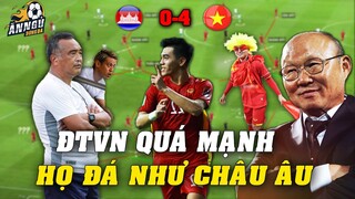 Thua 0-4, HLV Campuchia Hối Hận Vì Tuyên Bố Chơi Tấn Công Với ĐTVN: VN Quá Mạnh, Ở Đẳng Cấp Châu Âu