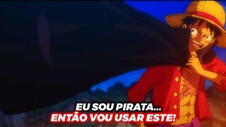 One piece Luffy [EDIT] Eu sou pirata... Então vou usar este!–UsoppSanStatus