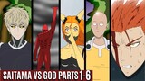 Saitama Vs GOD - Parts 1-6 - Full Fan Animation