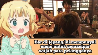 Bar di Jepang ini mempunyai menu untuk menampar wajah para pelangganya #VCreators