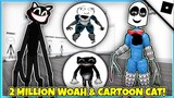 How to get "2 MILLION WOAH" AND "CARTOON CAT" BADGES in Troll Face RP (BETA) - ROBLOX