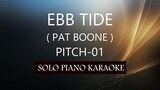 EBB TIDE ( PAT BOONE ) ( PITCH-01 ) PH KARAOKE PIANO by REQUEST (COVER_CY)