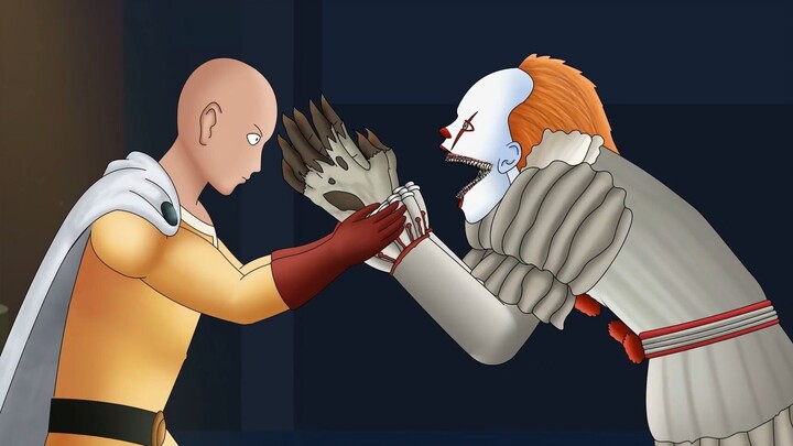 Saitama VS Pennywise, why don’t you go home early after school?