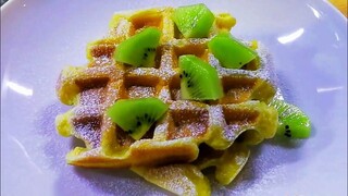 Crispy Buttermilk Waffle สูตรวาฟเฟิลกรอบนอกนุ่มใน ไว้ทานกับไอศครีมหรือผลไม้สดจ้า