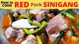 RED Pork SINIGANG | EASY Sinigang in tomato sauce RECIPE | Sinigang Buto-Buto ng BABOY