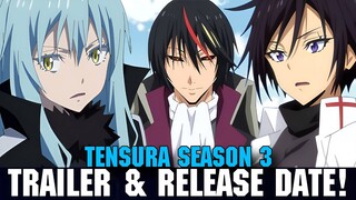 THAT TIME I GOT REINCARNATED AS A SLIME SEASON 3 RELEASE DATE AND TRAILER! [Tensura Season 3]