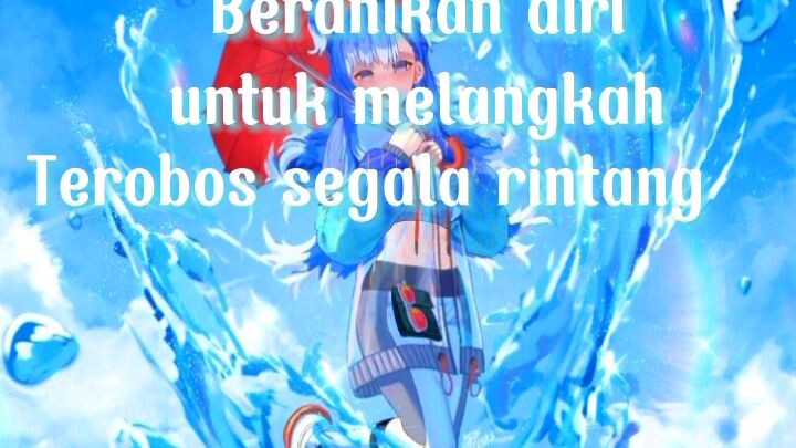lirik mantra hujan Kobo kanaeru