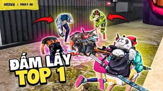 Team Free Fire quyết tâm dùng đấm tay lấy Booyah trong đấu rank | HEAVY Free Fire