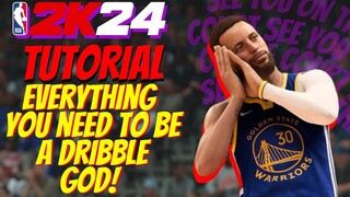 The BEST NBA 2K24 DRIBBLE TUTORIAL for BEGINNER and ADVANCED players!