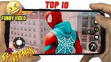Top 10 SpiderMan Games For Android | 😂Funny Video
