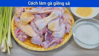 cách làm gà riềng sả