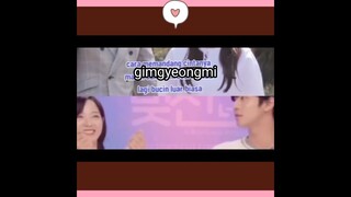 Hyoseop's gaze on sejeong that hasn't changed. 👀😆😏 #Hyojeong 💏🔐💫💕#So lovely 💞