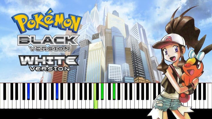 Castelia City (Pokemon Black and White) - Piano Cover (MaruPiano Arr.)