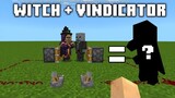 Minecraft Witch + Vindicator = ?