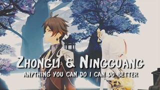 [MMD Genshn Impact] Zhongli and Ningguang | Anything you can do i can do better