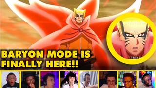 NARUTO'S BARYON MODE | Boruto Ep 216 Reaction Video Compilation