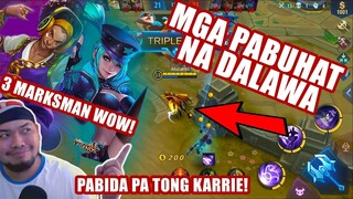 Walang Kwentang LAYLA AT BRUNO Nagpabuhat lang kay KARRIE | Karrie God Part 1 | Mobile Legends