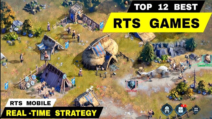 Top 12 Best AMAZING RTS games for android iOS | Best Real Time Strategy mobile game.