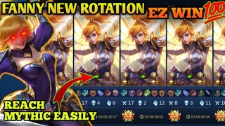 HOW TO REACH MYTHIC USING FANNY | Fanny New Rotation | MLBB