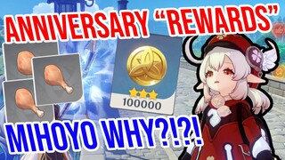 Addressing the Anniversary Rewards Drama