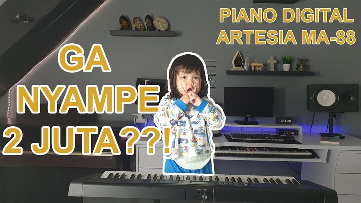 Artesia MA-88 Piano Digital DIBAWAH 2 JUTA? MURAH BANGET! Review by Jovelin
