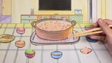 [AMV]Menggambar makan hot pot di musim dingin