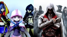 Assassin's Creed Sisterhood vs Brotherhood ( Stop Motion Animation VS E3 Trailer )