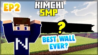 Lets Make A Wall For My Base! | KimChi SMP | Episode 02 | (Filipino Minecraft SMP)