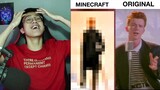Gua Reaction Minecraft Memes Yang Butuh IQ 999+ Untuk Bisa Mencernanya... (MELEDAK OTAK GUA)