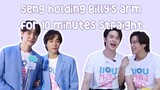 Seng holding Billys arm for 10 minutes straight billyseng บิลลี่เซ้ง