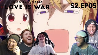 THEY ARE HAVING HARD TIME | KAGUYA SAMA LOVE IS WAR SEASON 2 EPISODE 05 BEST REACTION COMPILATION