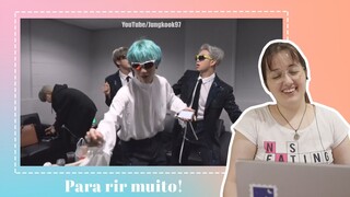 REAGINDO À 'BTS NUNCA FALHA EM TE FAZER RIR'