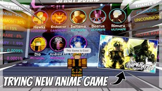 Trying a BRAND NEW Roblox Anime Game | Anime Battle Simulator |