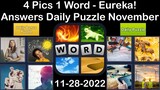 4 Pics 1 Word - Eureka! - 28 November 2022 - Answer Daily Puzzle + Bonus Puzzle