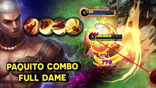 Tốp Mỡ | PAQUITO COMBO CHUẨN MAX DAMGE: ĐẤM BAXIA NHƯ CON?? | MLBB