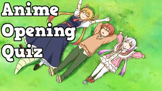 Anime Opening Quiz - 30 OP Challenge - #4