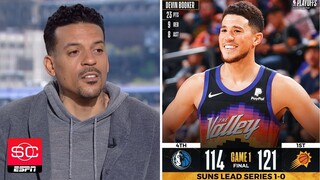 ESPN SC | Matt Barnes "SHOCKED" Suns defeat Mavericks 121-114 in Game 1 despite Luka Doncic: 45 Pts