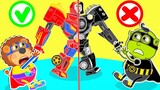 Superhero Saves Friend from Bad Himself Robot Copied | Lion Family | Cartoon for Kids