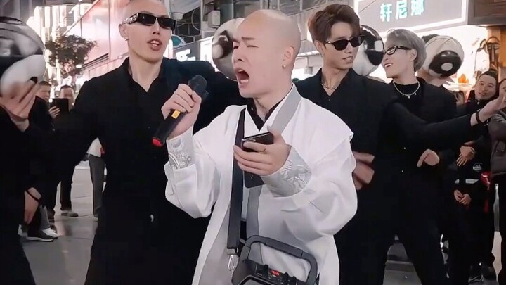 What kind of sparks will be created when a dancing bald man meets a singing bald man?