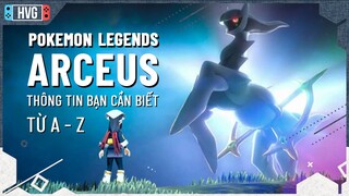 Mọi thông tin mà bạn cần biết về Pokémon Legends: Arceus