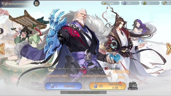 gacha in wuxia online idle