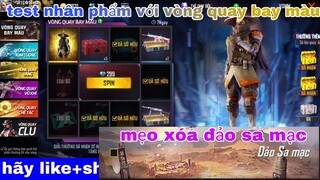 Free Fire| test nhân phẩm với vòng quay bay màu săn ẩn sĩ, cách xóa máp đảo xa mạc