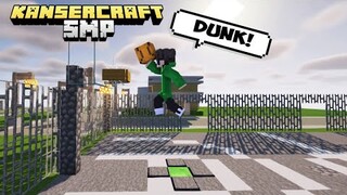 BASKETBALL COURT NA PWEDE MAG DUNK! | KanserCraft SMP #7 (Filipino Minecraft SMP)