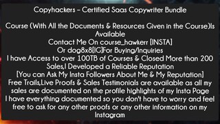 Copyhackers – Certified Saas Copywriter Bundle Course Download