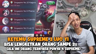 KETEMU SUPREME 3 LUO YI.. BUSET NI ORG JAGO PARAH.. TERNYATA PUNYA 4 SUPREME SUPPORT DIA!!