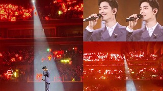 [Xiao Zhan 2020 Starlight Awards] The luckiest fan-shot 1080P-all the longings merge into a red sea!