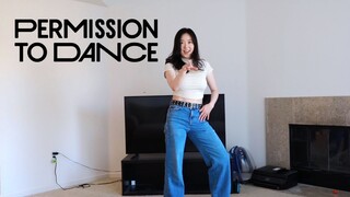 [Tarian] BTS - Permission to Dance cover tarian sederhana