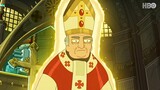 The ending where the Pope has unlimited energy!