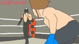 animation wwe AJ Styles vs Rey Mysterio